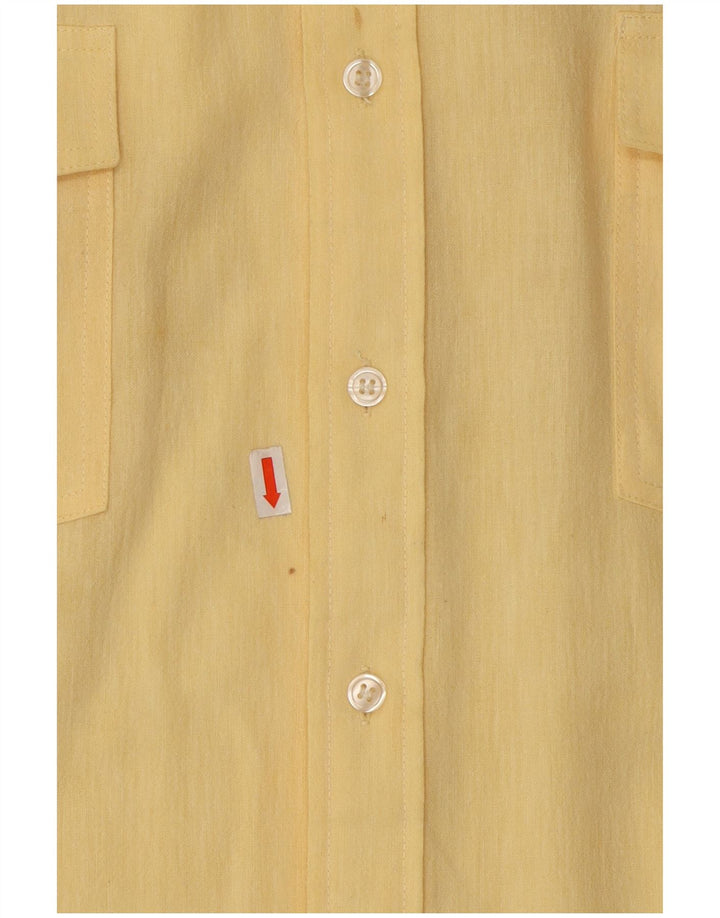 Ανδρικό πουκάμισο ARIZONA JEANS Μέγεθος 45/46 XL Κίτρινο βαμβακερό