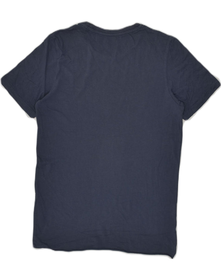 JACK & JONES Mens Graphic T-Shirt Top Small Navy Blue Cotton | Vintage Jack & Jones | Thrift | Second-Hand Jack & Jones | Used Clothing | Messina Hembry 