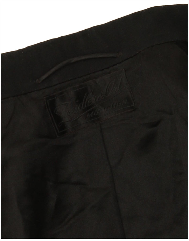 VINTAGE Ανδρικό φράκο Blazer Jacket UK 38 Medium Black