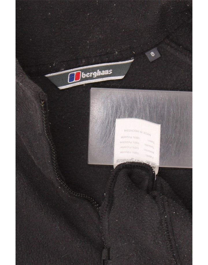 Γυναικείο μπουφάν BERGHAUS Oversized Fleece UK 8 Small Black Polyester