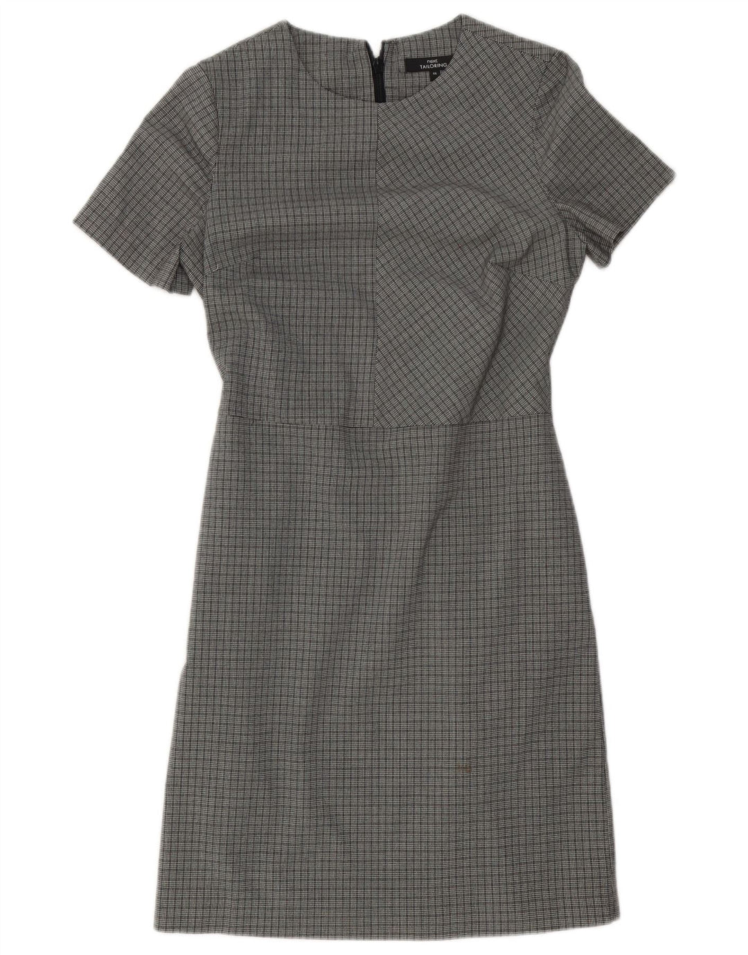 Επόμενο γυναικείο φόρεμα με θήκη UK 6 XS Grey Houndstooth