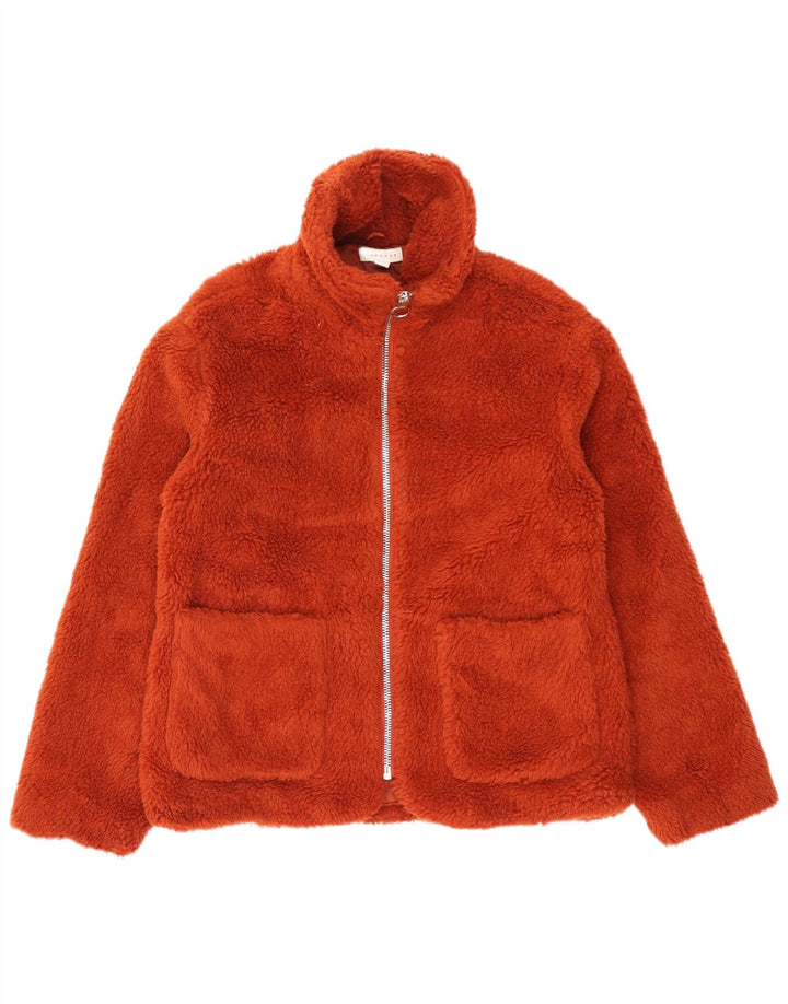Topshop Γυναικείο αρκουδάκι Oversized Windbreaker Jacket UK 10 Small Orange