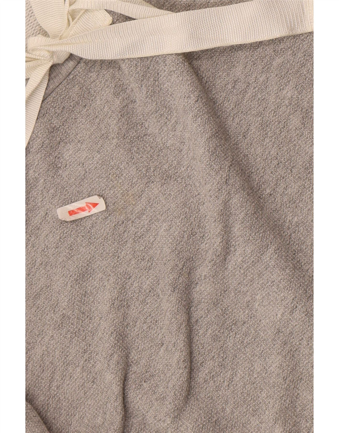 MET Γυναικεία μακρυμάνικη μπλούζα τοπ UK 10 Small Grey Cotton