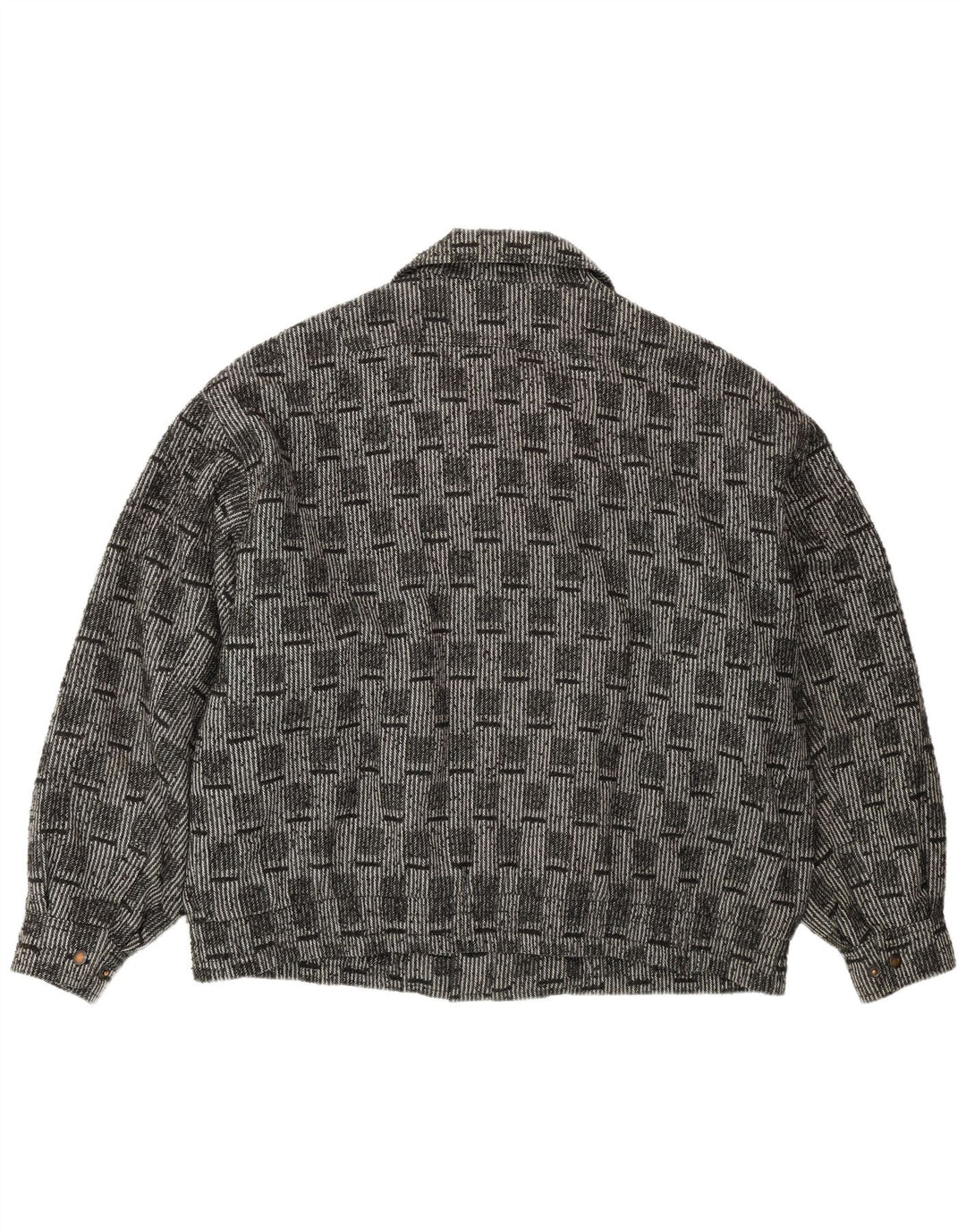 Ανδρικό μπουφάν VINTAGE Bomber IT 52 XL Grey Check Wool