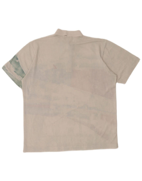 AUSTRALIAN L'ALPINA Ανδρικό πουκάμισο πόλο IT 40 Medium Off White