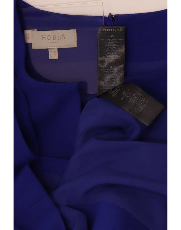 Hobbs Γυναικείο φόρεμα με θήκη UK 10 Small Blue Polyester