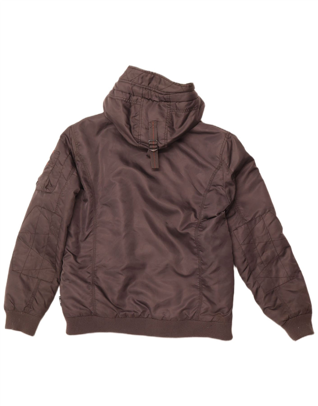 Ανδρικό μπουφάν INDIGO με κουκούλα UK 40 Large Grey Nylon