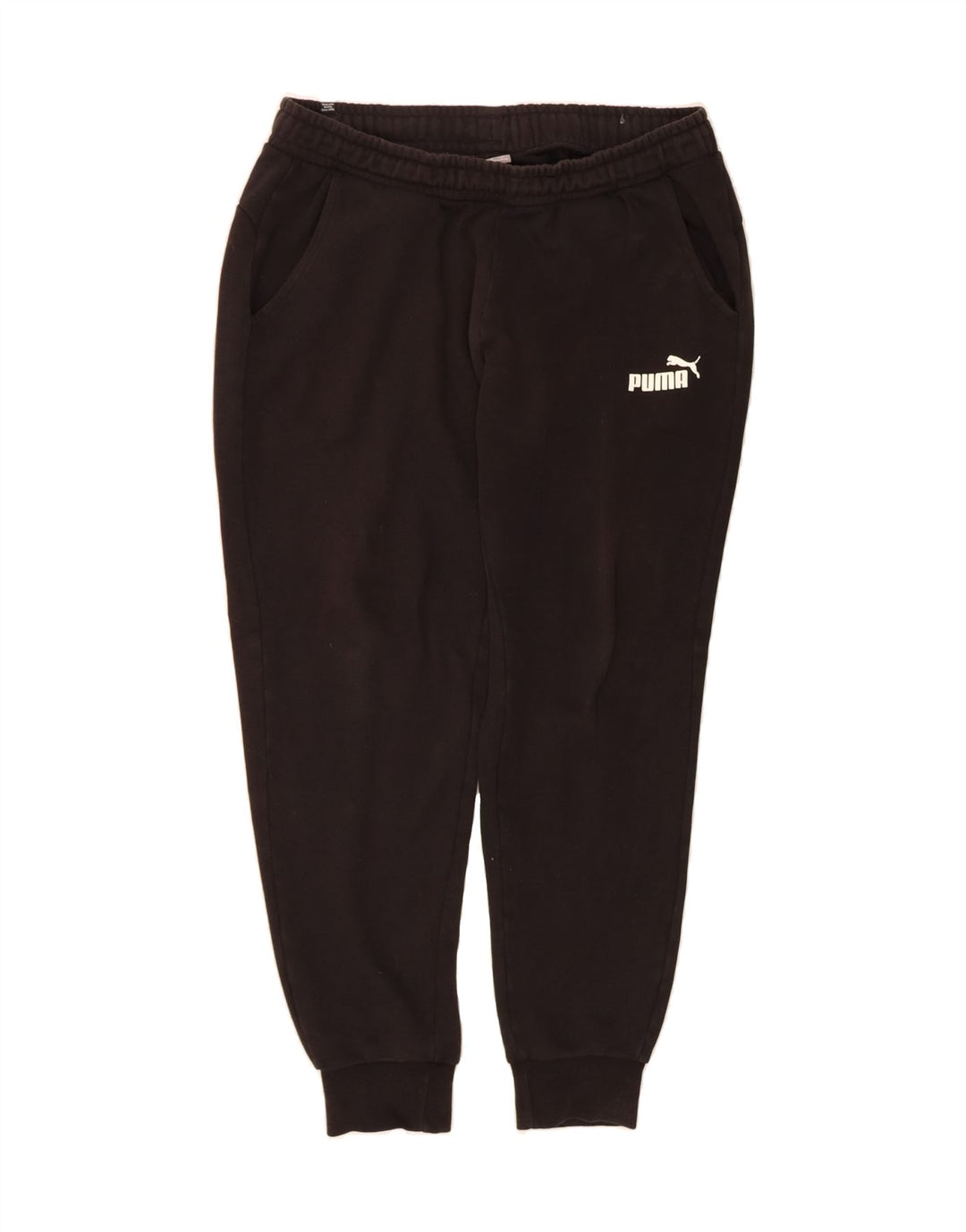 PUMA Mens Tracksuit Trousers Joggers Large  Black Vintage Puma and Second-Hand Puma from Messina Hembry 