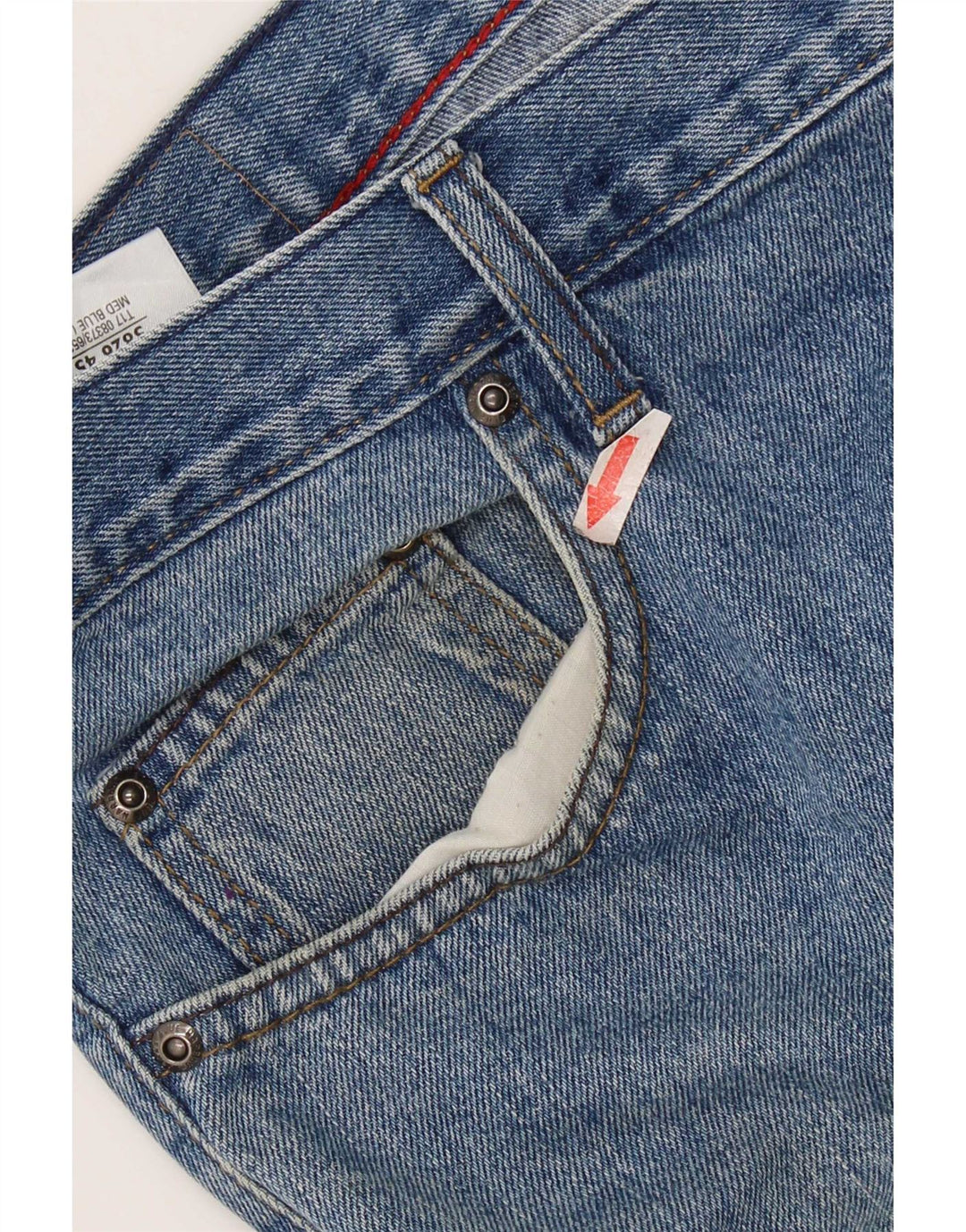 Marks & Spencer Mens Blue Harbor Straight Jeans W44 L29 Βαμβακερό