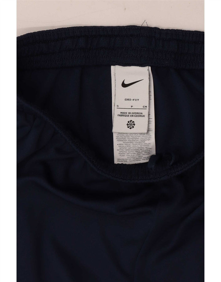 Ανδρικό παντελόνι αθλητικής φόρμας Nike Dri Fit Μικρό μπλε Navy Colorblock Πολυεστέρας