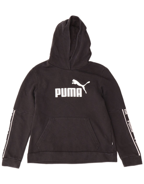 Γυναικεία κουκούλα με κουκούλα PUMA UK 18 XL Μαύρο βαμβακερό