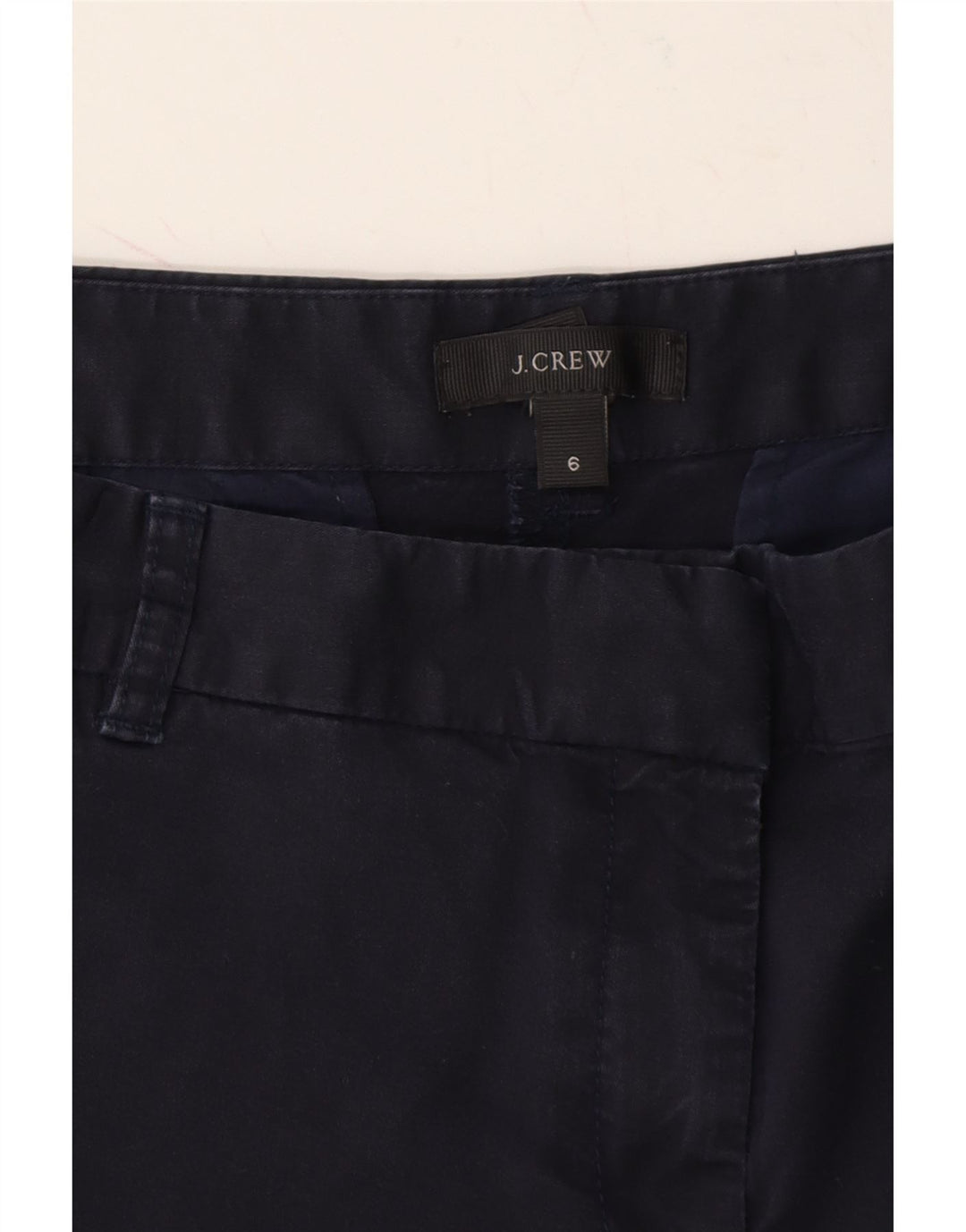 J. CREW Womens Chino Shorts US 6 Medium W32 Navy Blue Cotton Vintage J. Crew and Second-Hand J. Crew from Messina Hembry 