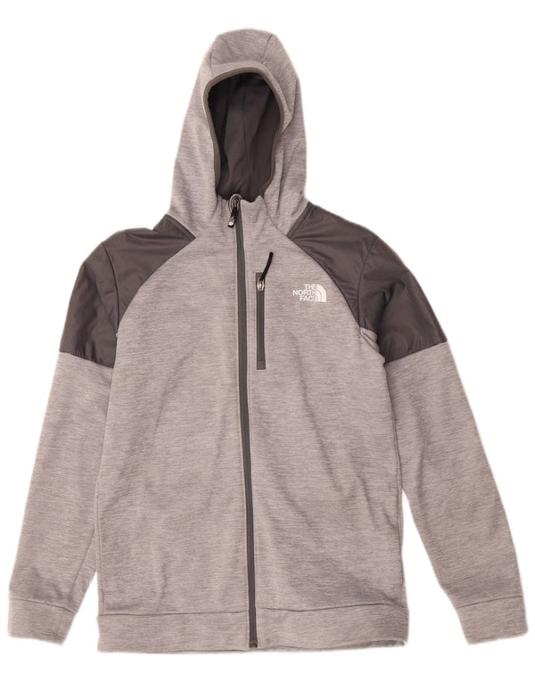 The North Face Boys Zip Hoodie πουλόβερ 15-16 ετών 2XL Grey Colourblock