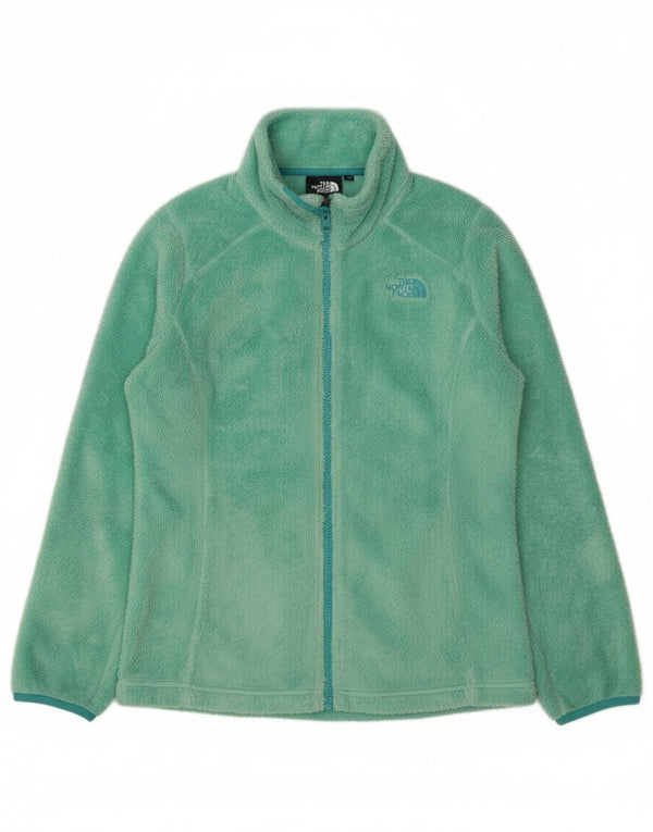 The North Face Girls Fleece Jacket 14-15 Years Large Turquoise Polyester