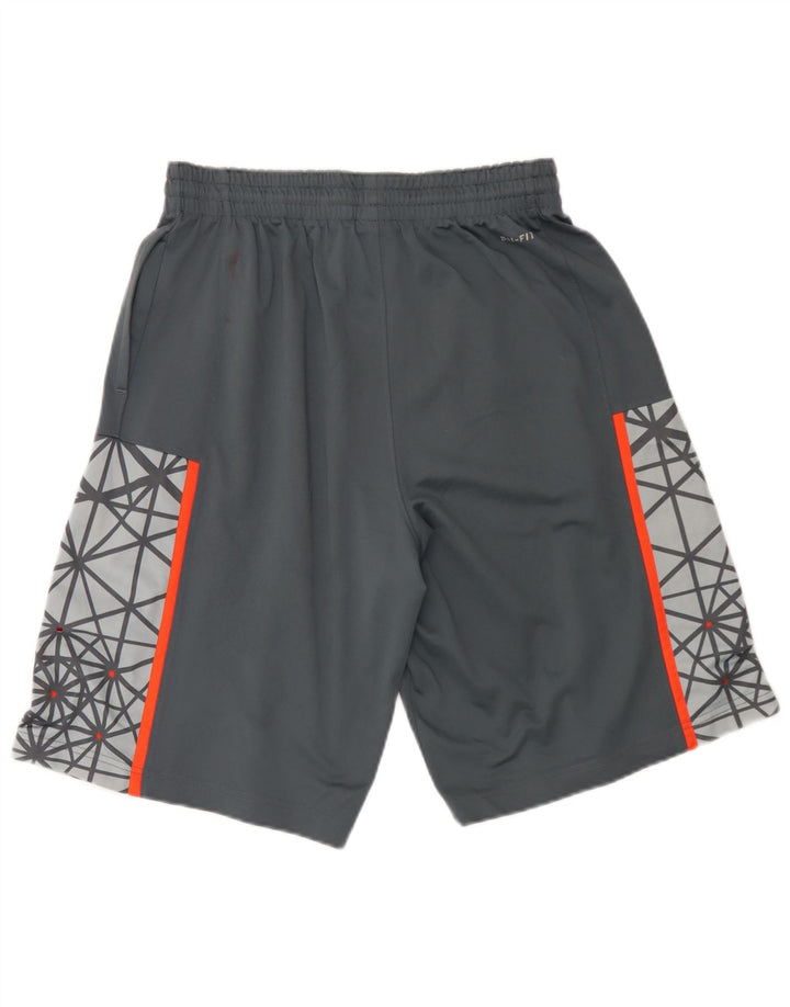 Γραφικό αθλητικό σορτς Nike ανδρικό Dri Fit με μεσαίο γκρι γεωμετρικό πολυεστέρα