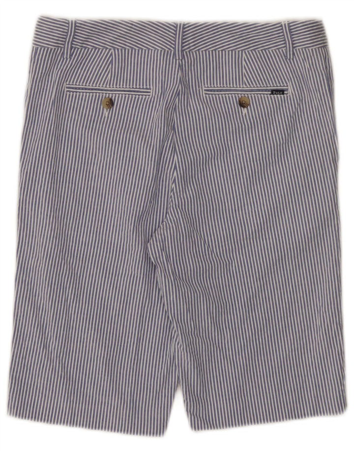 POLO RALPH LAUREN Αγόρια Chino σορτς 15-16 ετών W28 Navy Blue Pinstripe