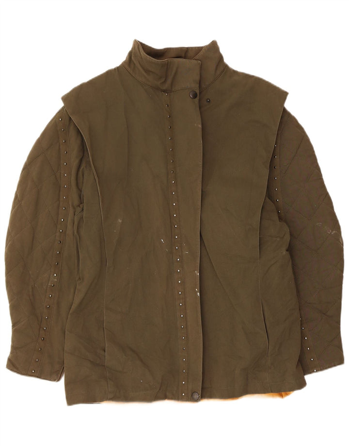 Luciano Soprani Γυναικείο Utility Jacket IT 42 Medium Khaki Cotton