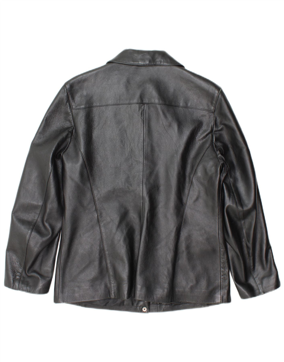 Principles Γυναικείο Petite Leather Jacket UK 12 Medium Black Leather