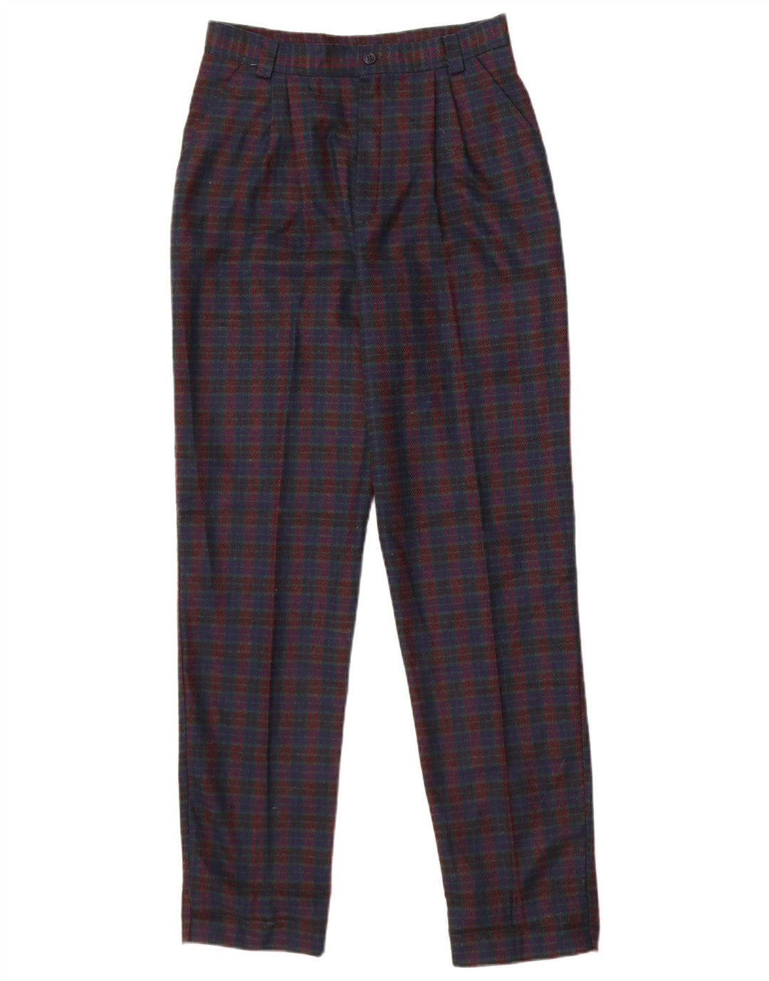 Sivar γυναικείο παντελόνι Chino IT 42 Medium W26 L30 Navy Blue Check