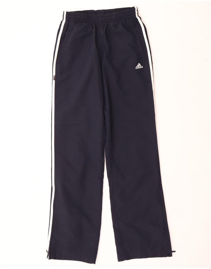 Παντελόνι αθλητικής φόρμας ADIDAS Boys 15-16 Years Navy Blue Polyester