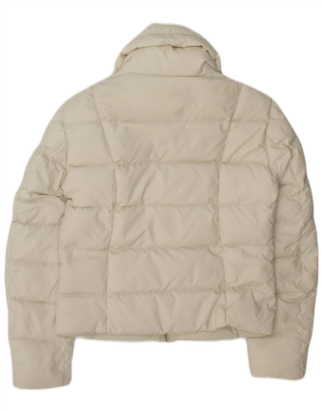 Replay Γυναικείο Crop Padded Jacket UK 10 Small Off White Polyamide