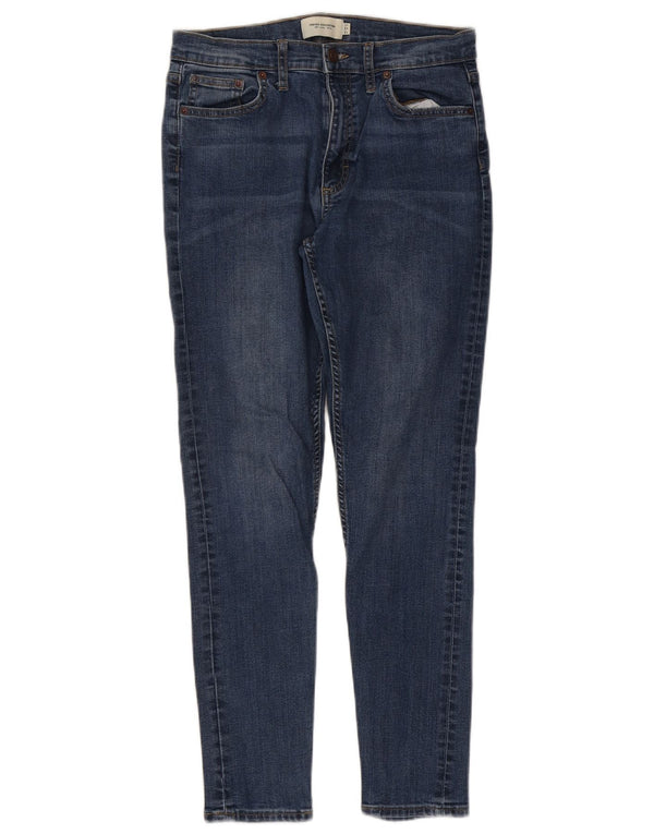 Γαλλικό Connection Skinny Jeans UK 12 Medium W30 L28 Blue Cotton