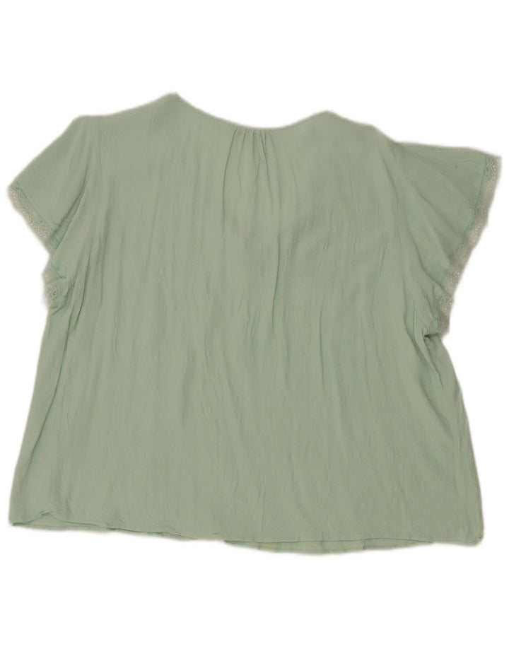 Marks & Spencer Γυναικεία Μπλούζα Τοπ UK 16 Large Green