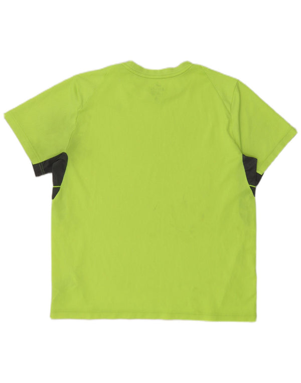 Ανδρικό T-shirt Nike Dri Fit Top XL Πράσινο Colourblock Πολυεστέρας