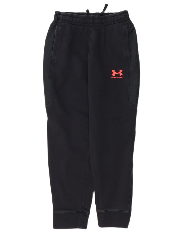 Under Armour Boys αθλητική φόρμα παντελόνι Joggers 9-10 ετών Μεσαίο μαύρο βαμβακερό