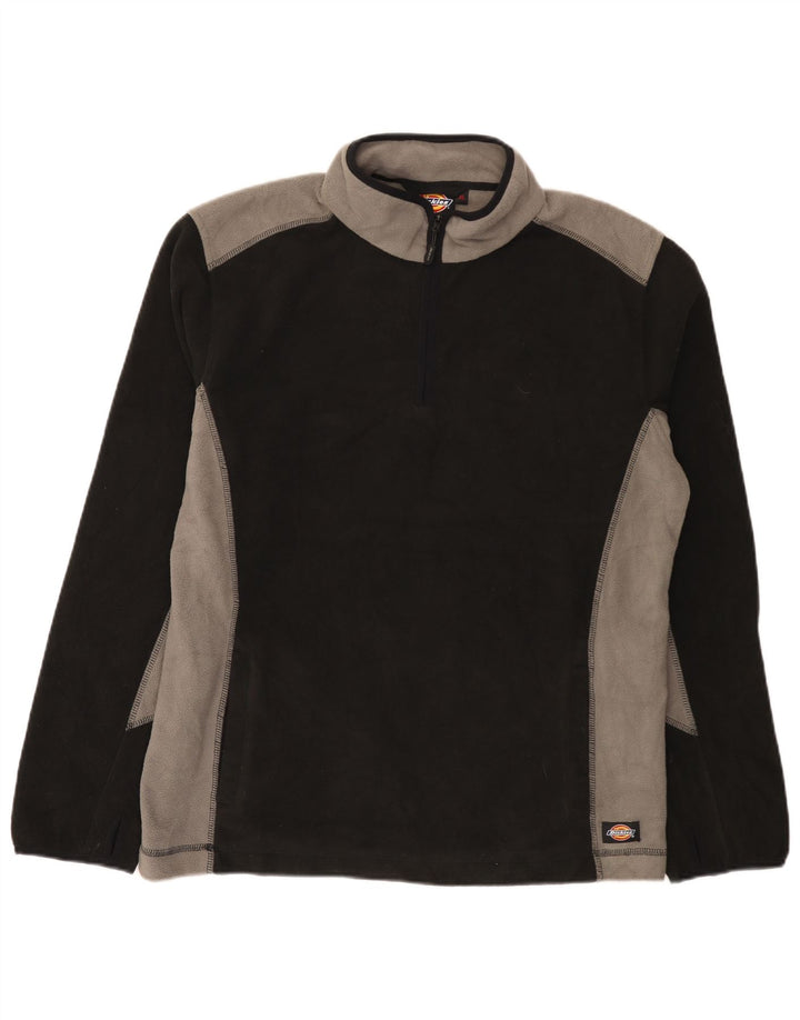 Dickies Ανδρικό φερμουάρ με φερμουάρ Fleece Jumper XL Μαύρο Colourblock Πολυεστέρας