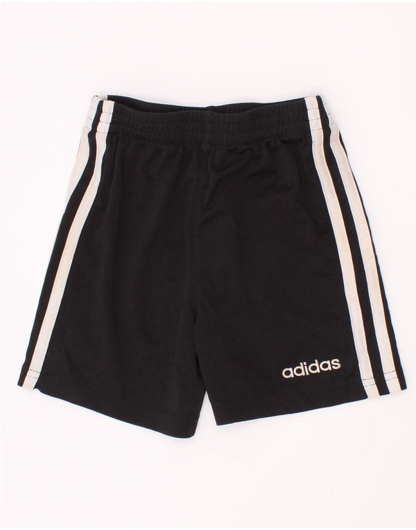 Αθλητικό σορτς Adidas Baby Boys 18-24 μηνών μαύρο πολυεστέρα