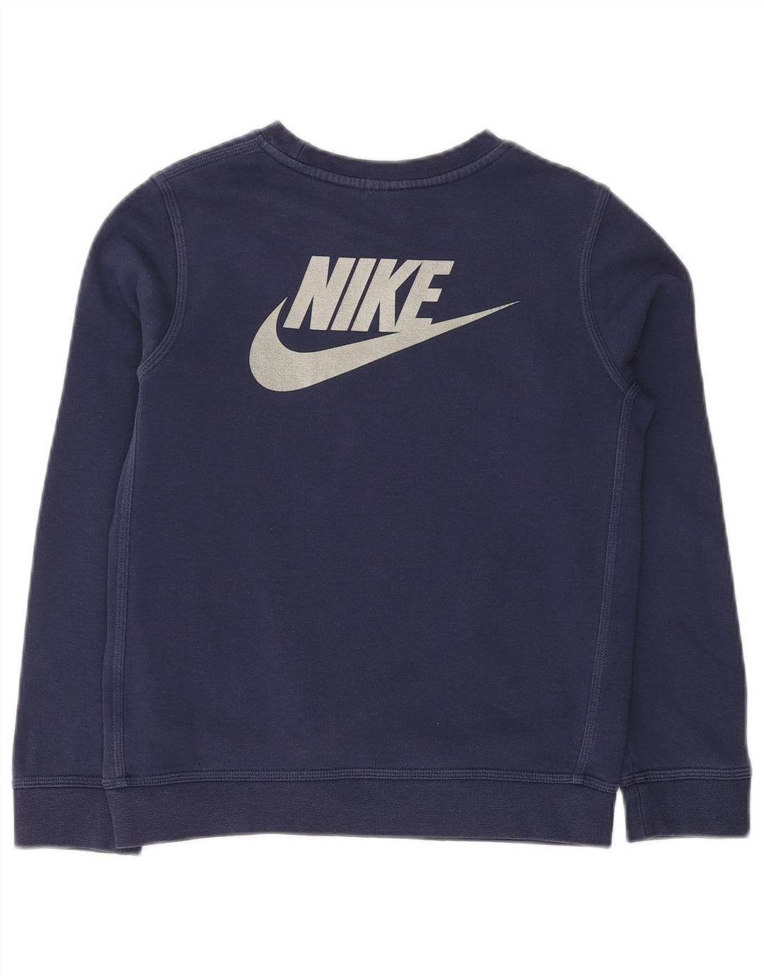 Γραφικό φούτερ NIKE Boys Swoosh Jumper 10-11 ετών Medium Navy Blue