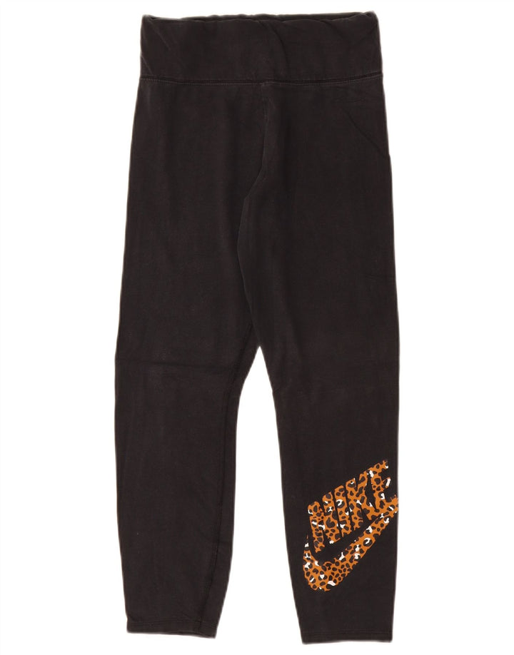 Γυναικεία γραφικά κολάν Nike Crop UK 8 Small Black