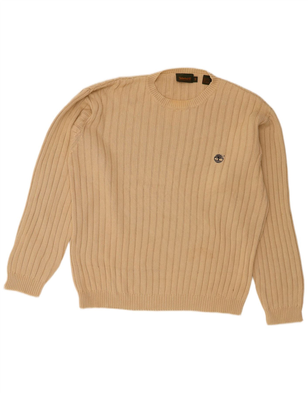 Ανδρικό πουλόβερ Timberland Crew Neck Jumper Μεσαίο μπεζ βαμβακερό