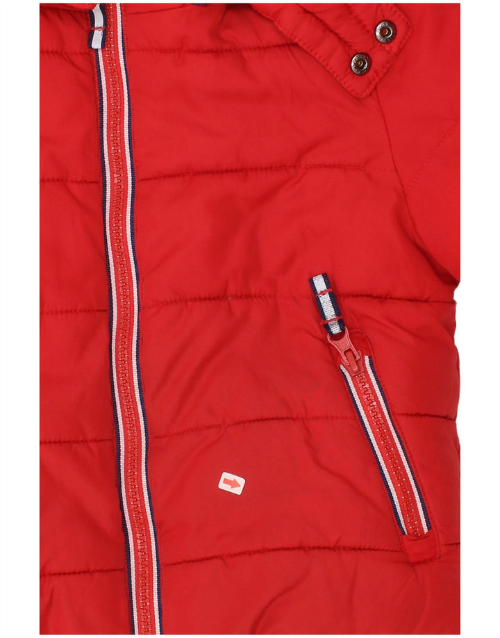 Μπουφάν Boden Boys Hooded Podded Jacket 3-4 Years Red Polyester