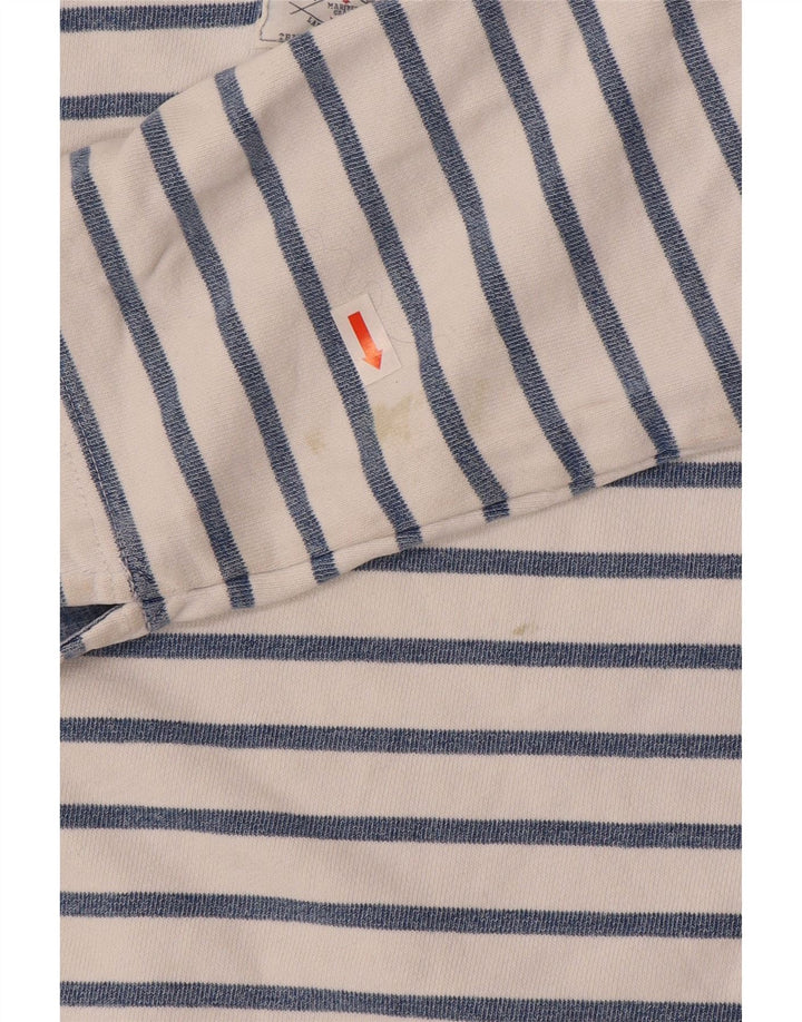 Γυναικείο φούτερ Joules με λαιμόκοψη Jumper UK 12 Medium Blue ριγέ