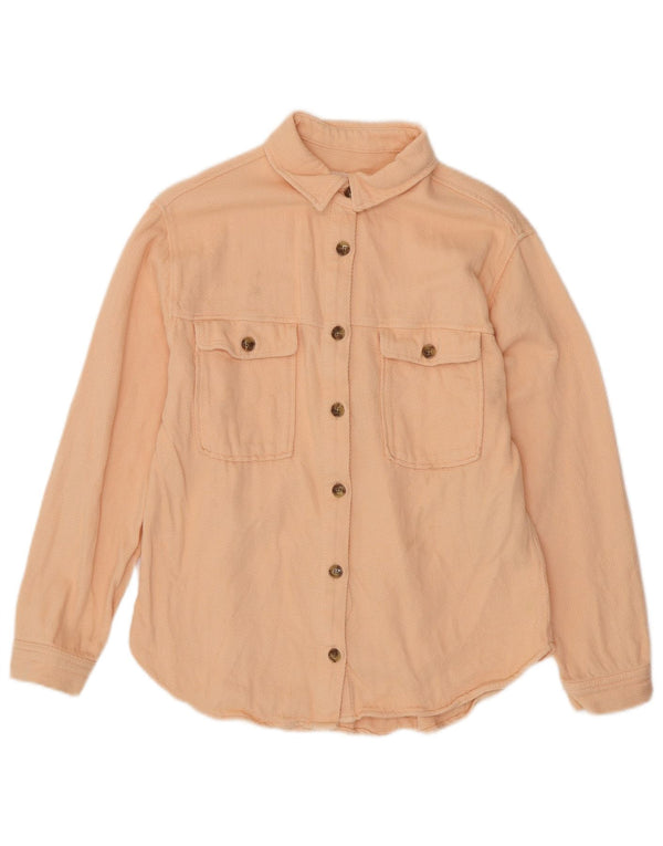 Πουκάμισο ZARA Κοριτσίστικο Φανελένιο 13-14 ετών Ροζ Βαμβακερό