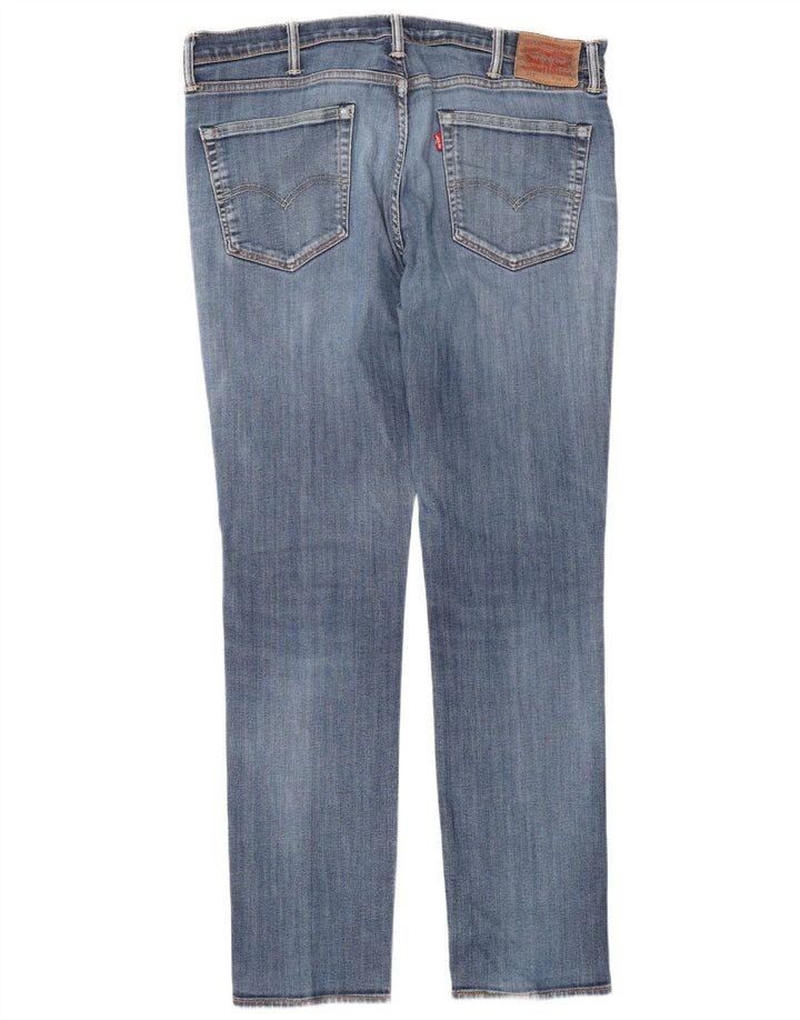 Levi's Mens 511 Slim Jeans W38 L34 Blue Cotton