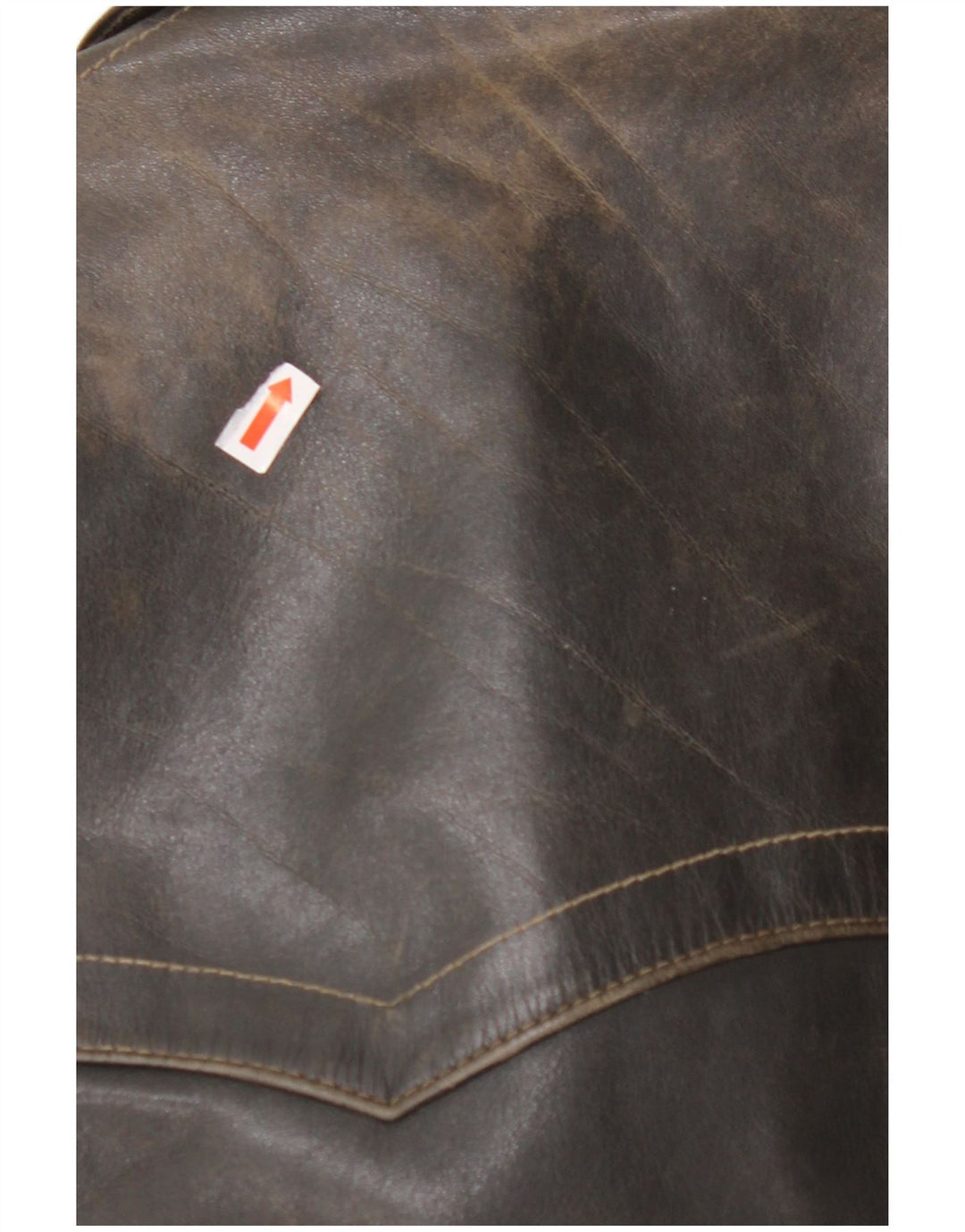 VINTAGE Γυναικείο Δερμάτινο Μπουφάν UK 14 Μεσαίο Μαύρο