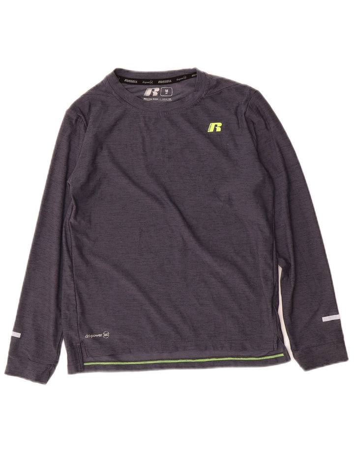 Russell Athletic Boys Dri-Power Μπλουζάκι μακρυμάνικο 7-8 ετών Μεσαίο γκρι