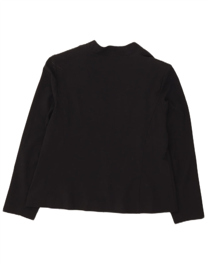 Marks & Spencer Γυναικείο Open Blazer Jacket UK 18 XL μαύρο πολυεστέρα