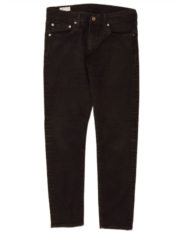 Ανδρικό τζιν Levi's Slim W32 L28 Μαύρο βαμβακερό