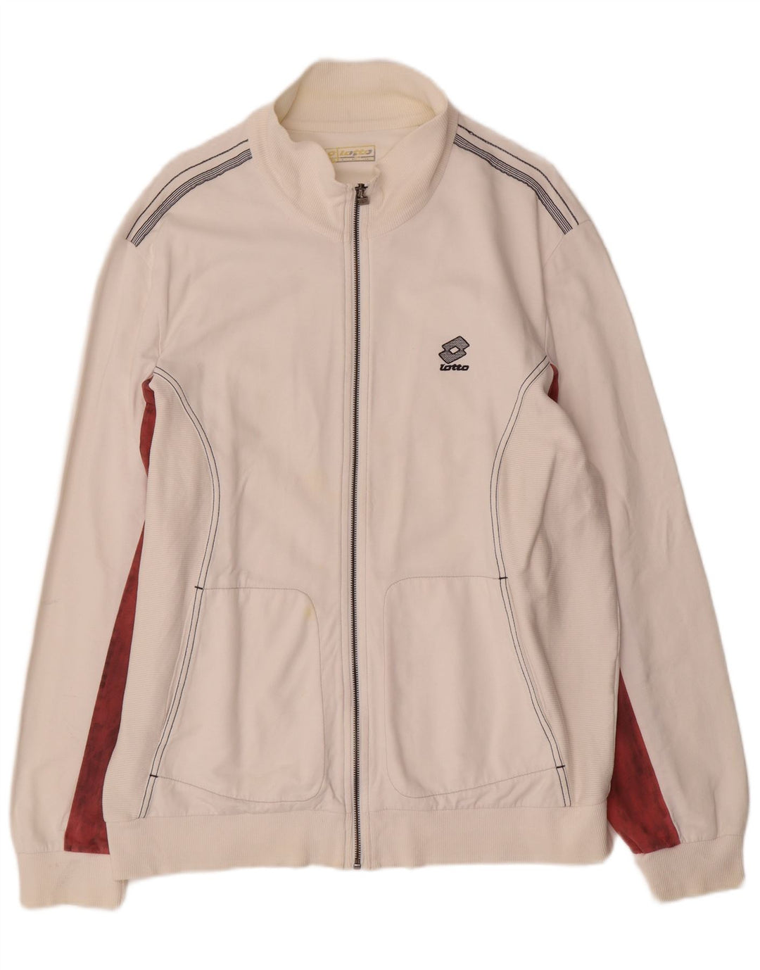 Γυναικεία αθλητική φόρμα LOTTO Top Jacket UK 20 2XL White Colourblock