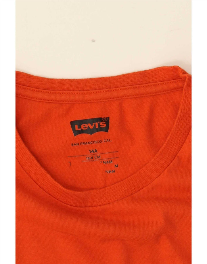 Levi's Boys T-Shirt Top 13-14 Years Πορτοκαλί