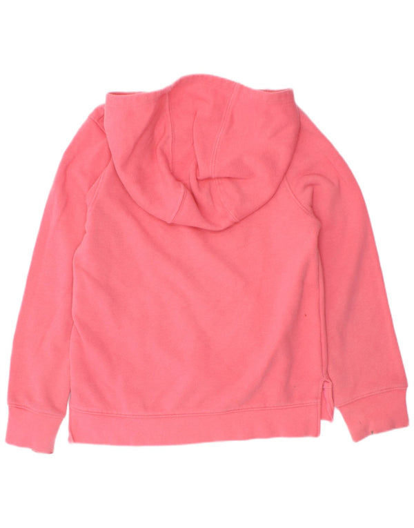 Under Armour Girls Graphic Hoodie Jumper 6-7 Years XS Pink Cotton