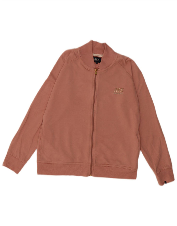 Γυναικεία αθλητική φόρμα Avirex Top Jacket UK 14 μεγάλο ροζ βαμβακερό