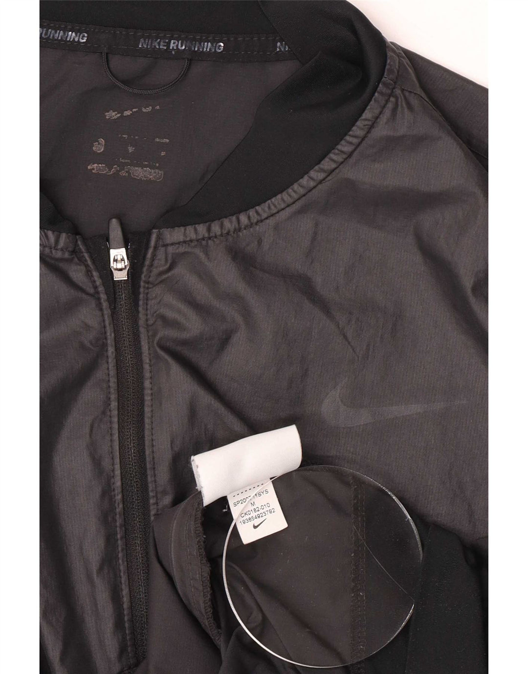 Γυναικεία φόρμα Nike Graphic Top Jacket UK 14 Medium Black Polyester