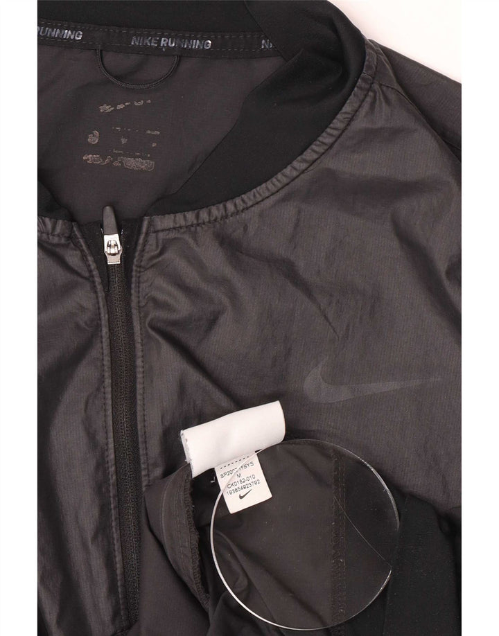 Γυναικεία φόρμα Nike Graphic Top Jacket UK 14 Medium Black Polyester