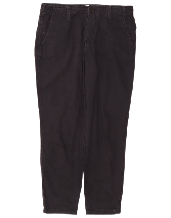 Zara Γυναικείο Slim Chino Παντελόνι EU 40 Medium W30 L27 Navy Blue