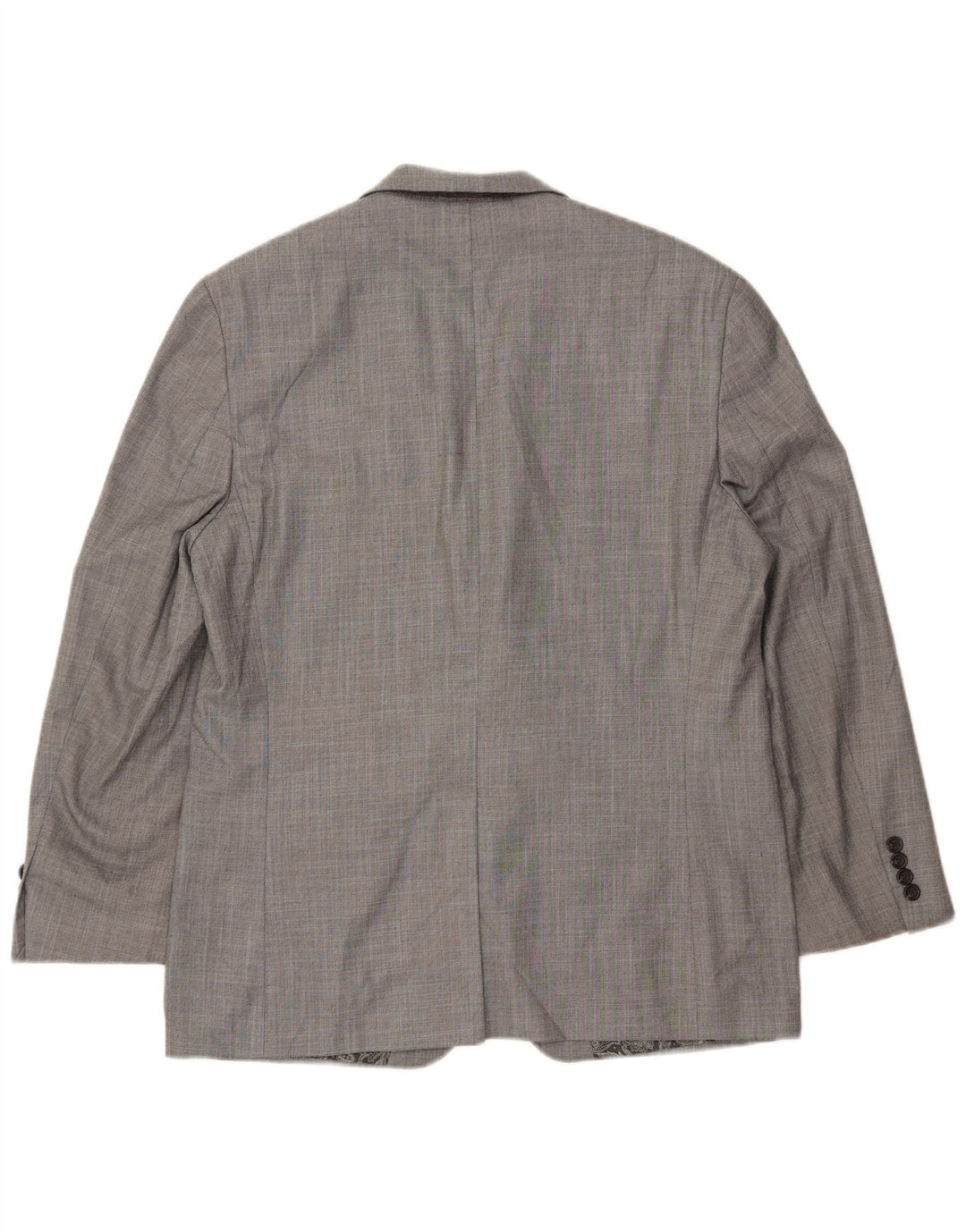 Chaps Ανδρικό σακάκι σακάκι με 2 κουμπιά UK 40 Large Grey Chevron Polyester